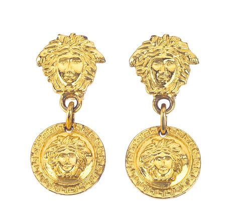 replica versace earrings|vintage versace earrings.